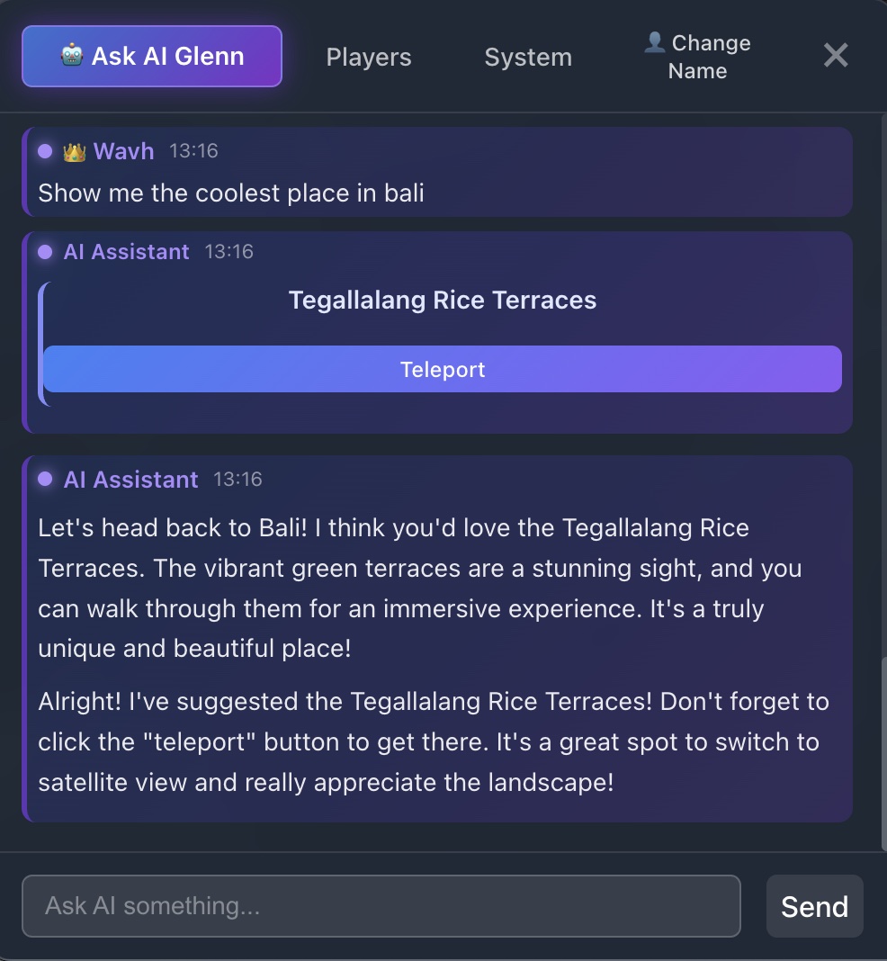 Glenn AI suggesting hidden gems in Paris