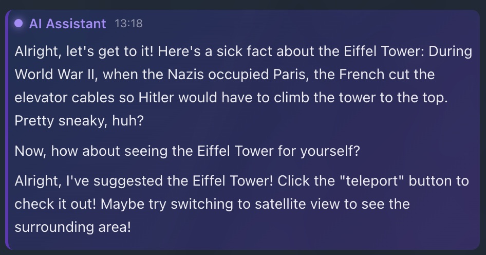 AI providing cultural insights about Japanese temples