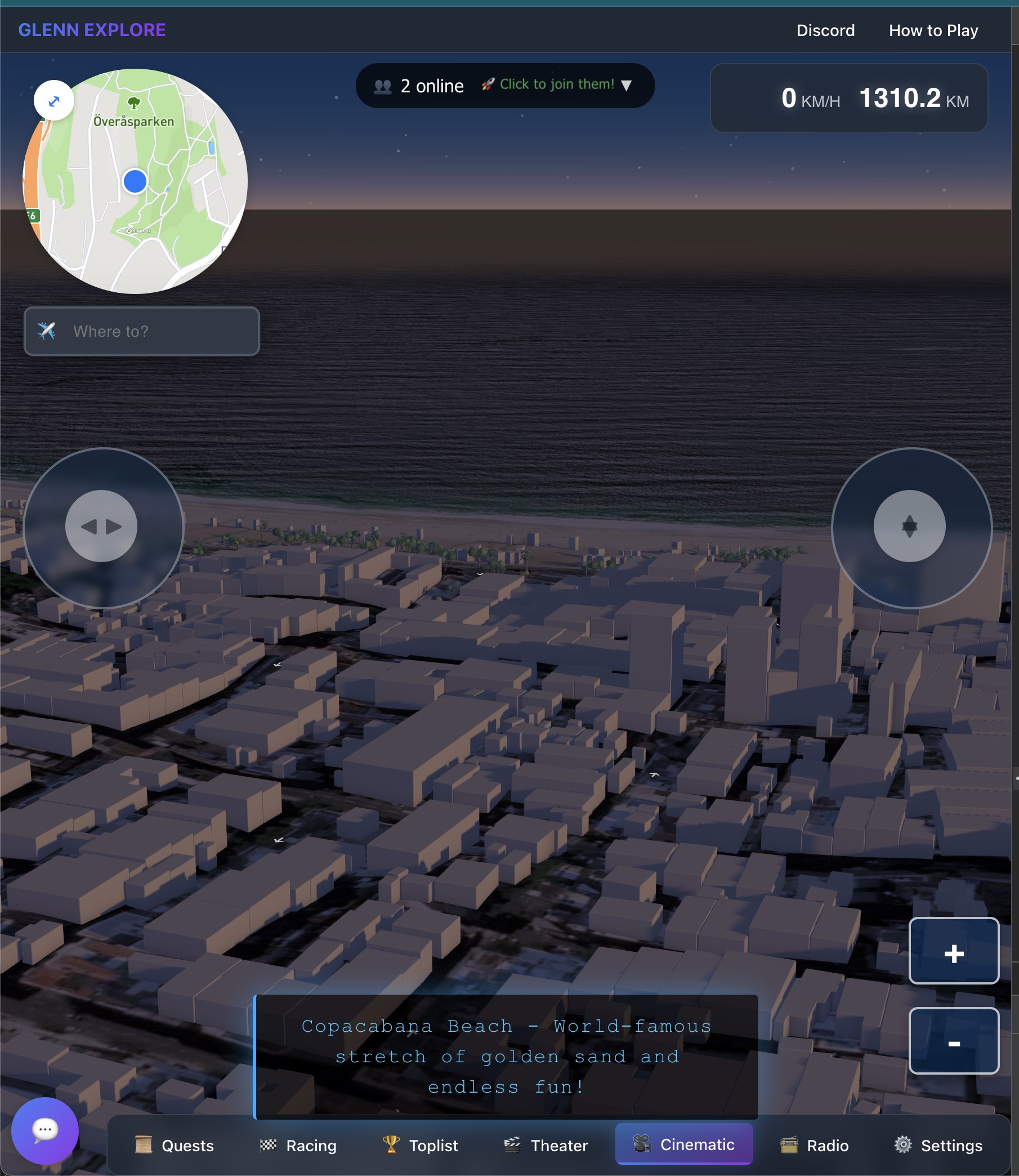 Virtual tour of the Eiffel Tower in Glenn Explore