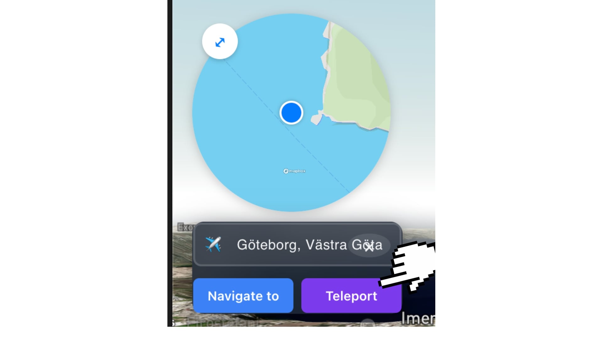 Teleport confirmation