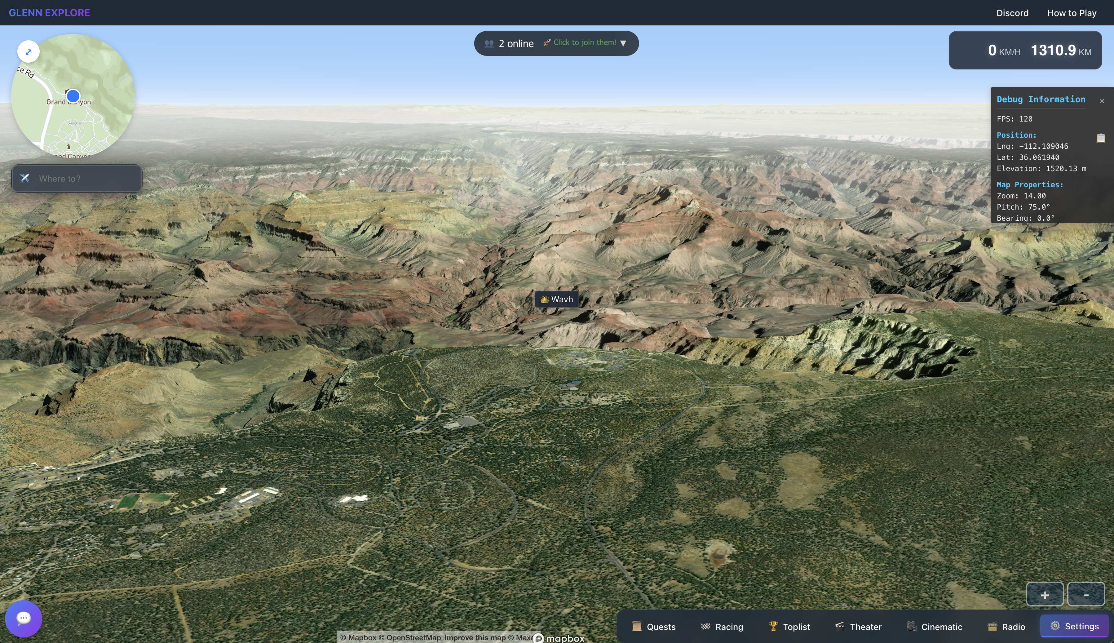 Geological formations in the Grand Canyon