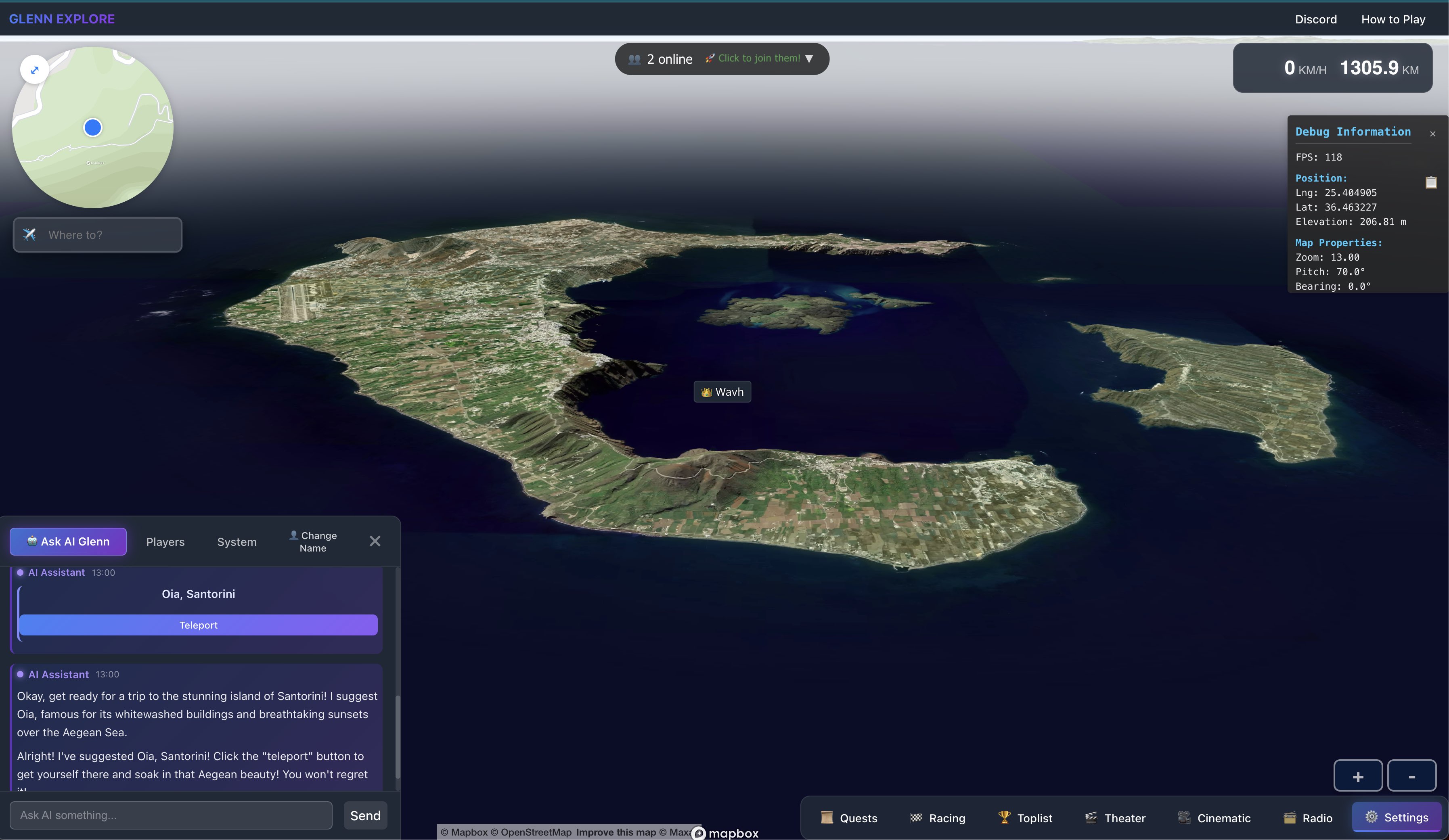 Famous Santorini sunset